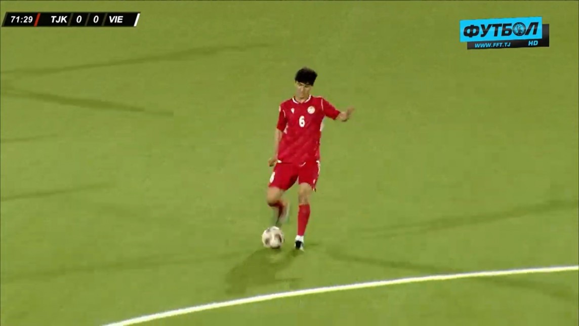 Tình huống nguy hiểm trận U23 Việt Nam đấu với U23 Tajikistan