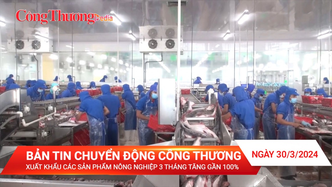 Xuất khẩu các sản phẩm nông nghiệp 3 tháng tăng gần 100%