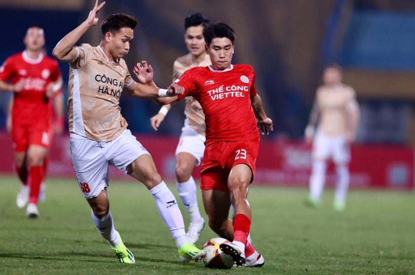 Thể Công Viettel thắng đậm Công an Hà Nội