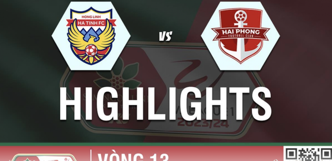 Highlights Hà Tĩnh - Hải Phòng, Diallo giữ lại 1 điểm cho đội nhà | Vòng 13 V-League 2023/2024