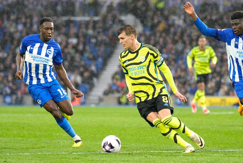 Arsenal thắng thuyết phục Brighton