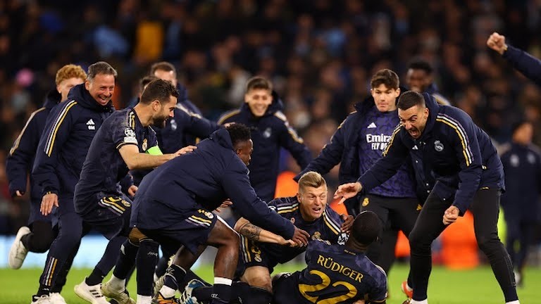 Thắng kịch tính luân lưu Man City, Real Madrid vào bán kết Cup C1 châu Âu