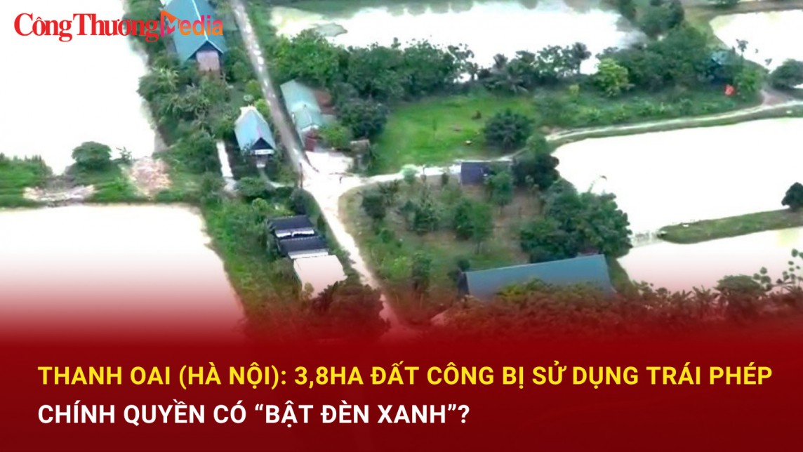 Thanh Oai (Hà Nội): 3,8ha đất công bị sử dụng trái phép, chính quyền có 