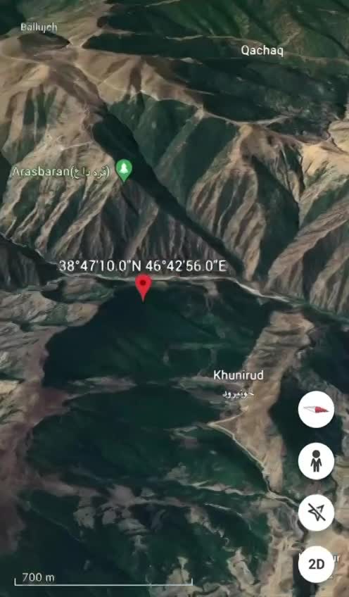 Hình ảnh đầu tiên về tình trạng của chiếc trực thăng chở Tổng thống Iran 2