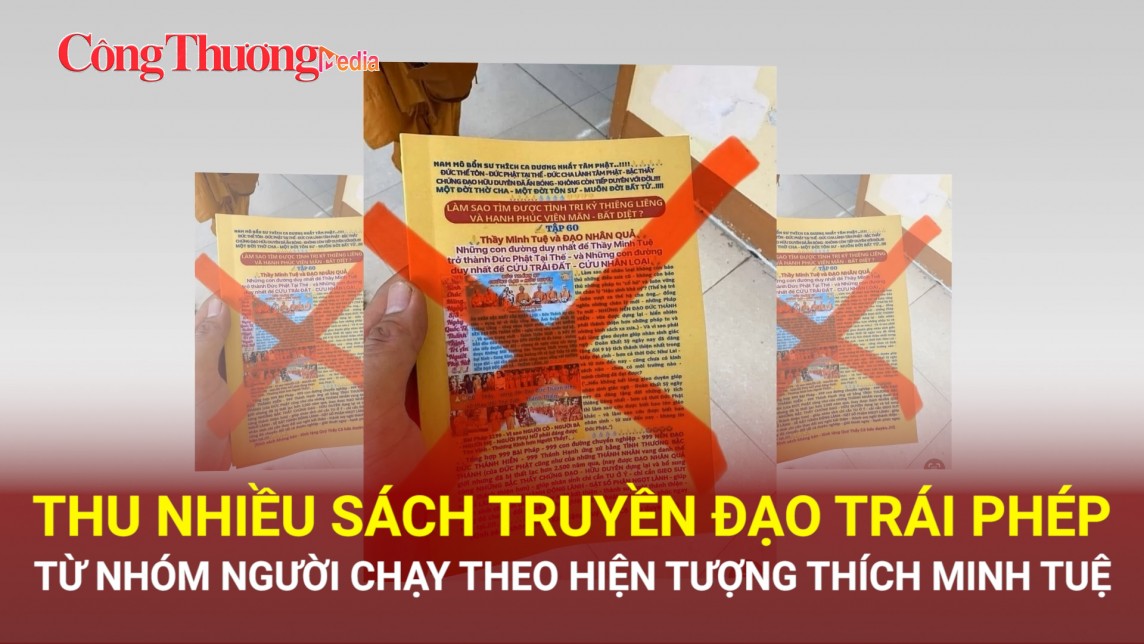 Thu nhiều sách truyền đạo trái phép từ nhóm người chạy theo