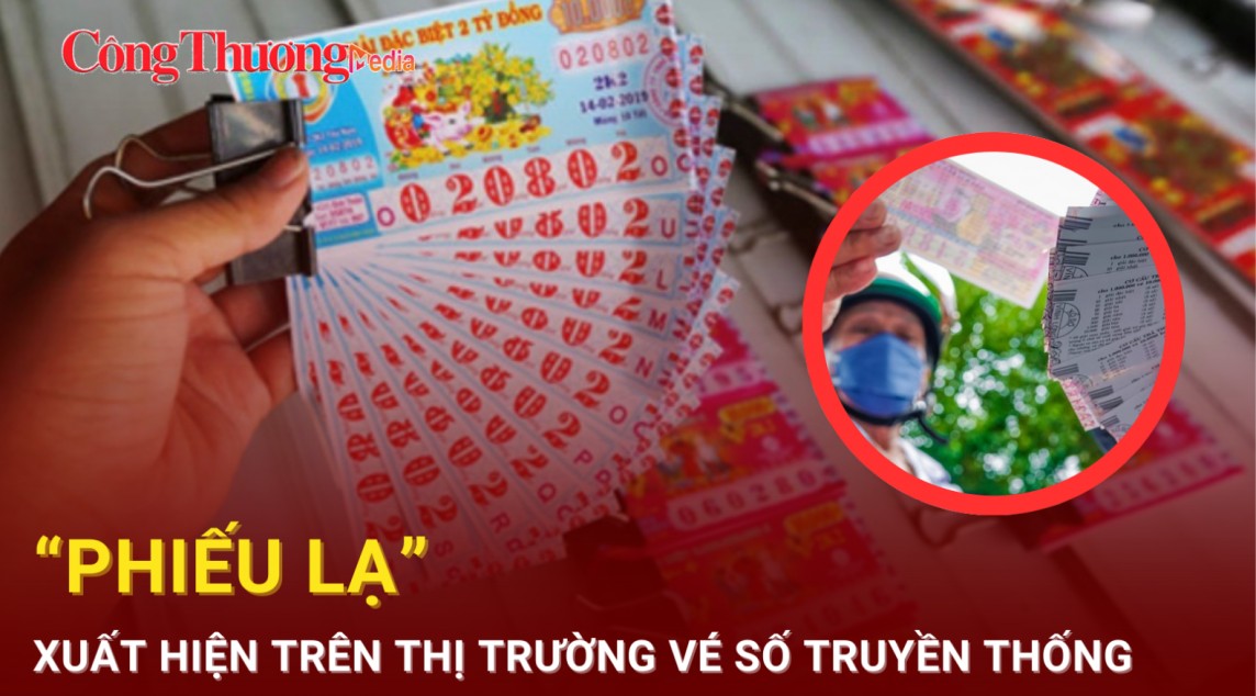 “Phiếu  lạ” xuất hiện trên thị trường vé số truyền thống