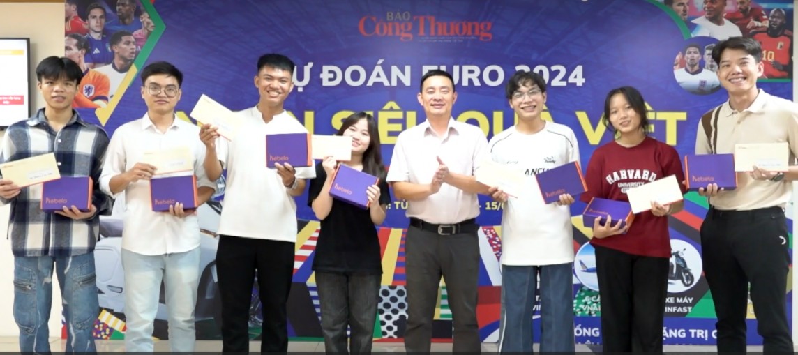 Trao giải DỰ ĐOÁN EURO NHẬN SIÊU QUÀ VIỆT ngày 2/7