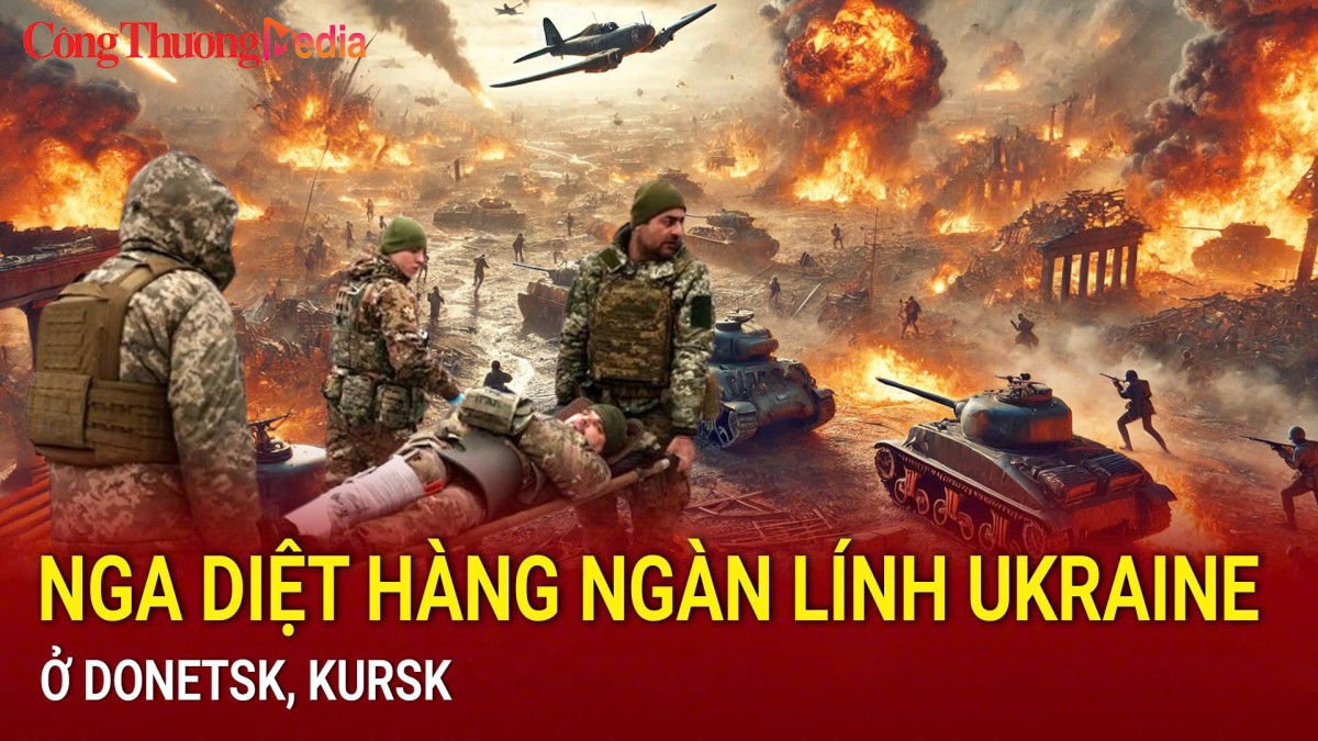 Hàng ngàn lính Ukraine thiệt mạng tại Donetsk, Kursk