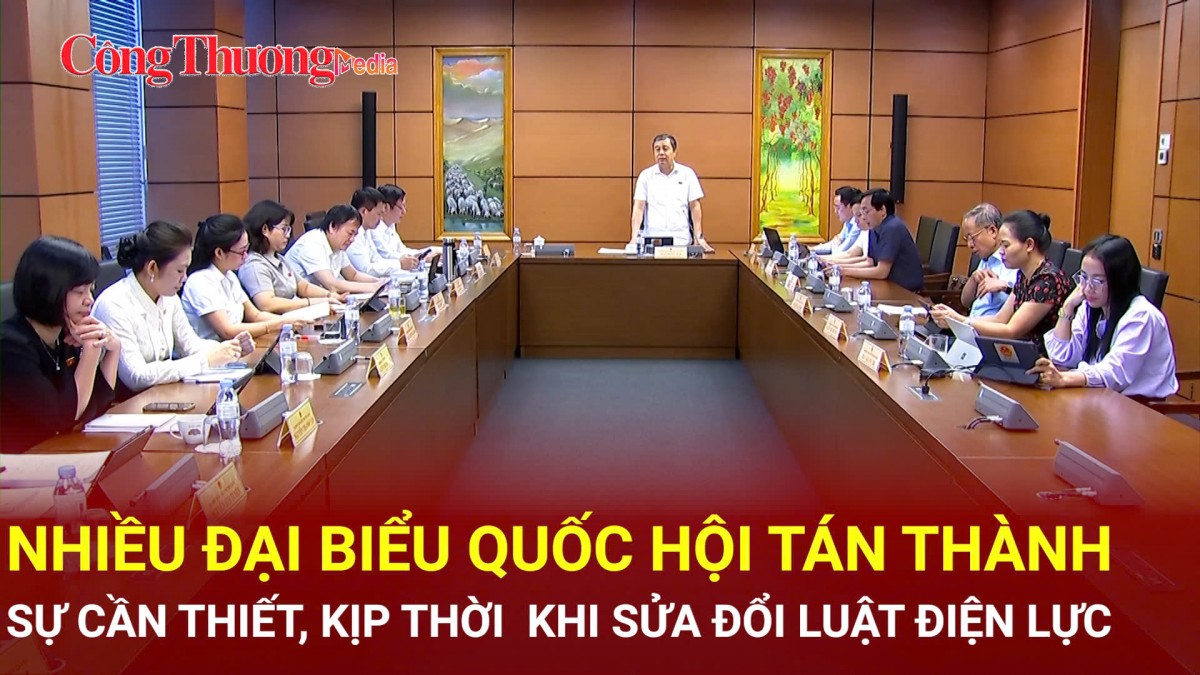 Nhiều Đại biểu Quốc hội tán thành sự cần thiết, kịp thời khi sửa đổi Luật Điện lực