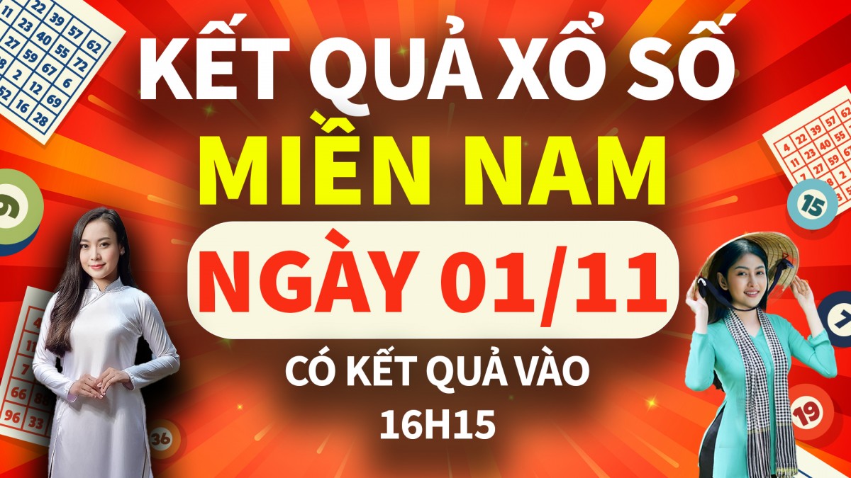 XSMN 1/11, trực tiếp Kết quả xổ số miền Nam hôm nay 1/11/2024, XSMN thứ Sáu, KQXSMN ngày 1/11
