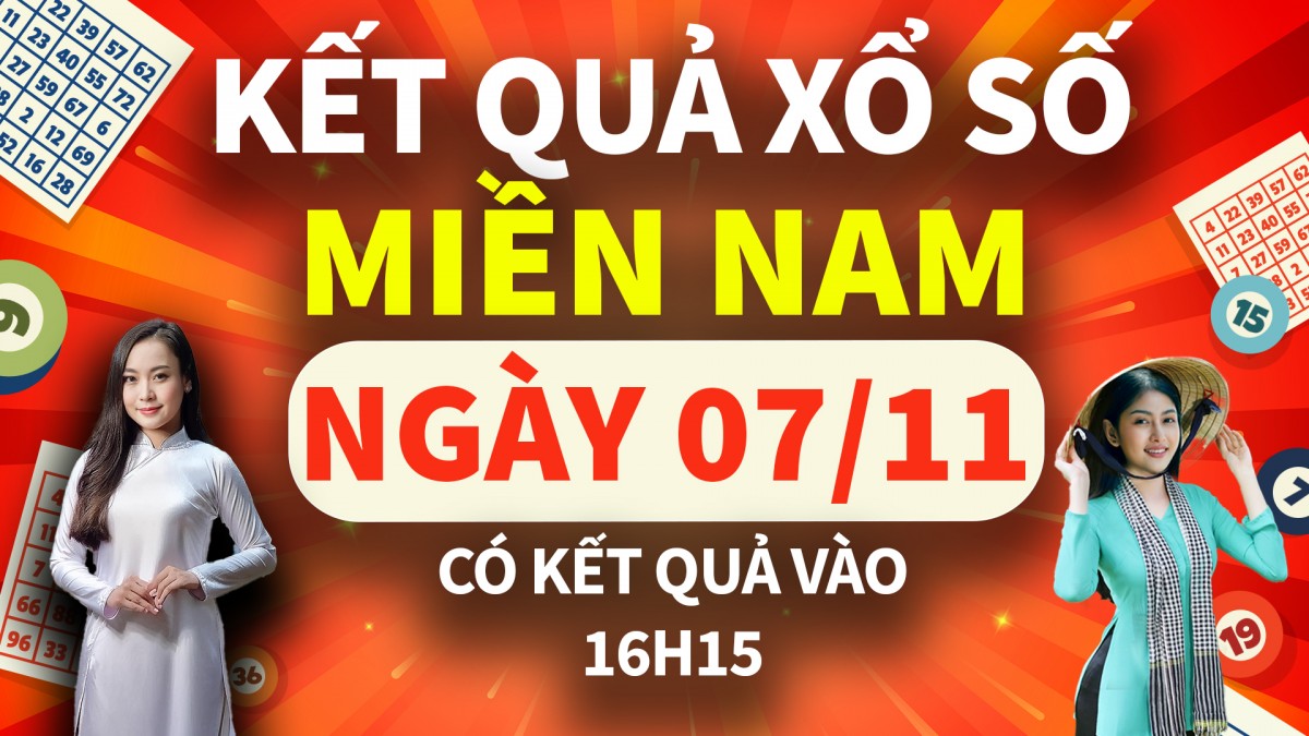 XSMN 7/11, trực tiếp Kết quả xổ số miền Nam hôm nay 7/11/2024, XSMN thứ Năm, KQXSMN ngày 7/11