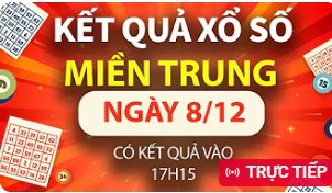 XSMT 8/12, trực tiếp Kết quả xổ số miền Trung hôm nay 8/12/2024, XSMT chủ Nhật, KQXSMT ngày 8/12