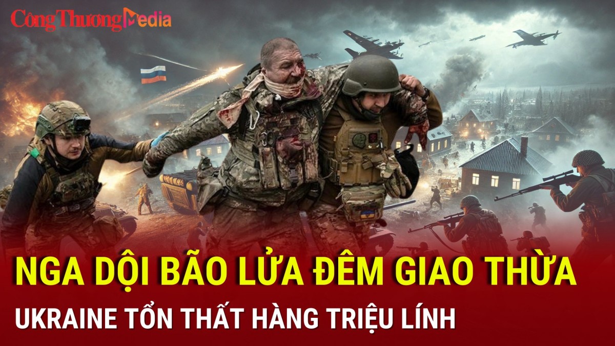 Chiến sự Nga-Ukraine tối 1/1/2025: Nga dội bão lửa tứ phía đêm giao thừa; Ukraine tổn thất hàng triệu lính
