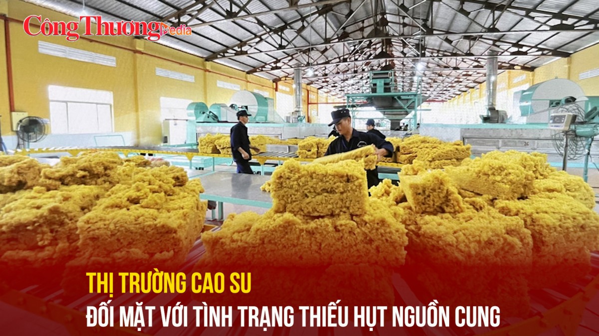 Thị trường cao su đối mặt với tình trạng thiếu hụt nguồn cung