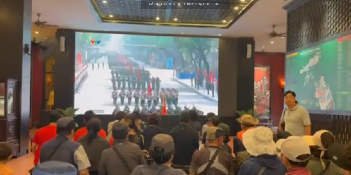 Các khu du lịch phát trực tiếp cho khách trong nước và quốc tế chứng kiến sức mạnh Việt Nam