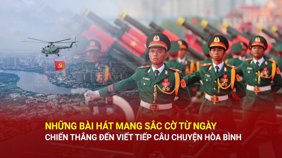 Những bài hát mang sắc cờ: Từ Ngày chiến thắng đến Viết tiếp câu chuyện hòa bình