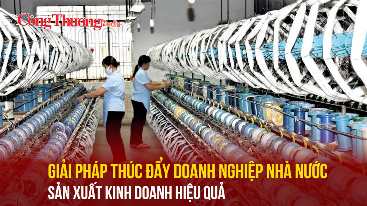 Giải pháp thúc đẩy doanh nghiệp nhà nước sản xuất, kinh doanh hiệu quả