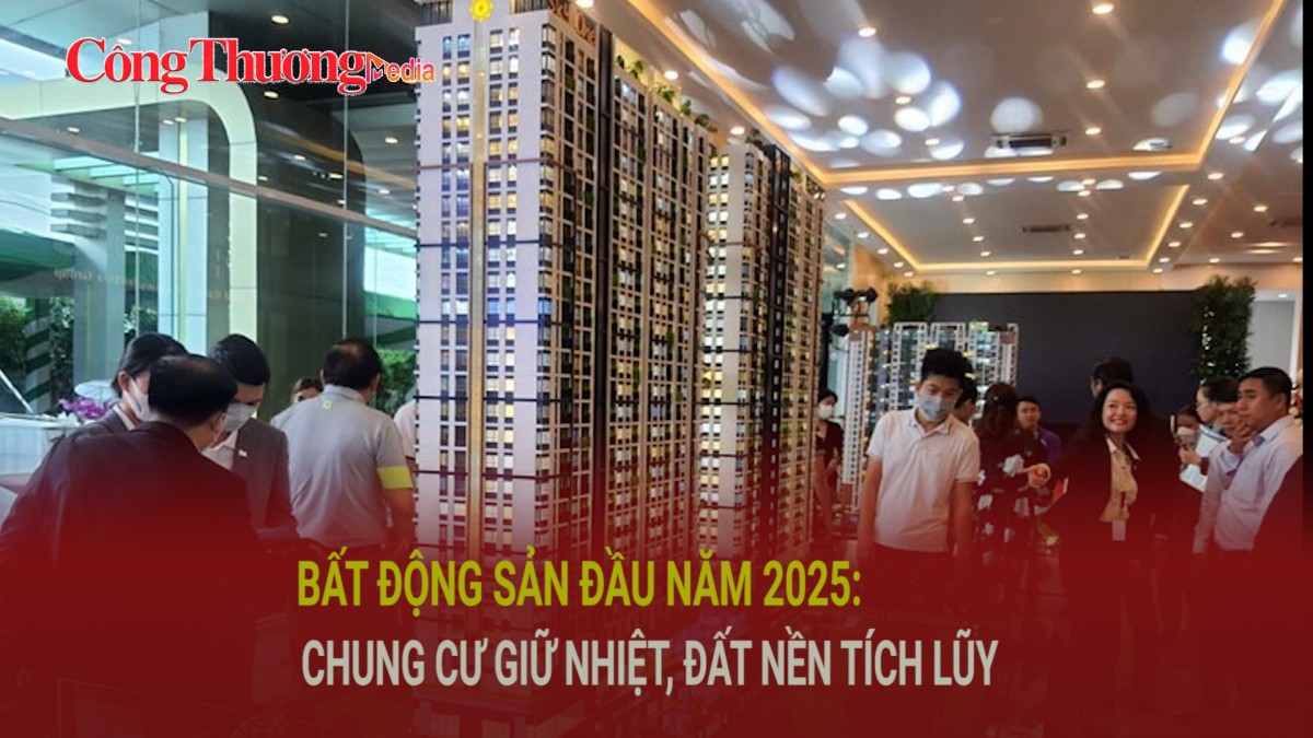 Bất động sản đầu năm 2025: Chung cư giữ nhiệt, đất nền tích lũy