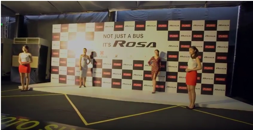 Lễ ra mắt xe buýt FUSO ROSA - 