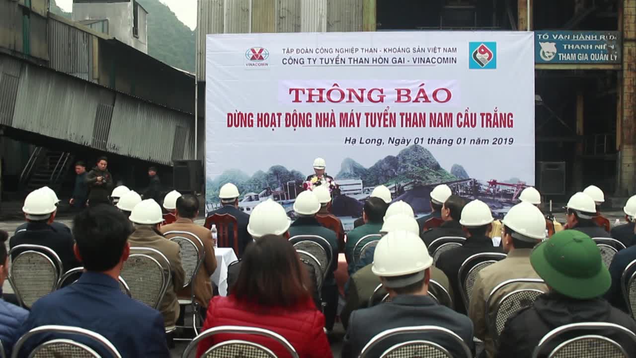 Chính thức dừng hoạt động Nhà máy sàng tuyển than Nam Cầu Trắng