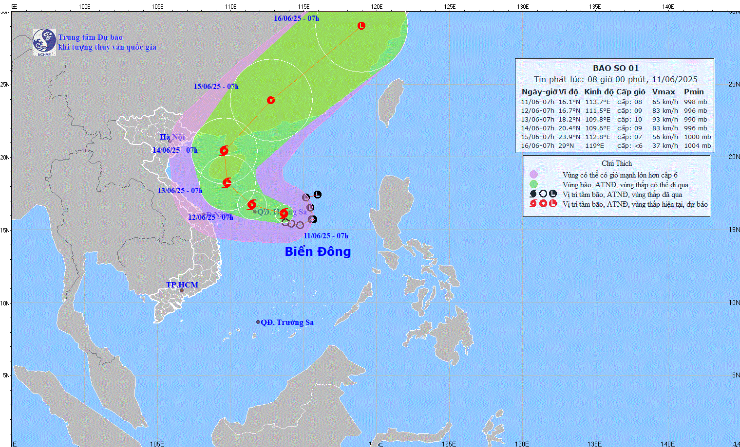 EVNCPC chủ động ứng phó với mưa lớn do bão số 1