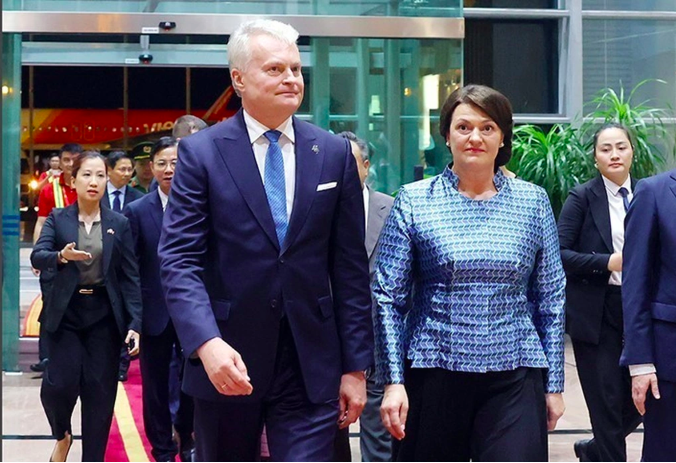 Tổng thống Cộng hòa Litva bắt đầu thăm chính thức Việt Nam
