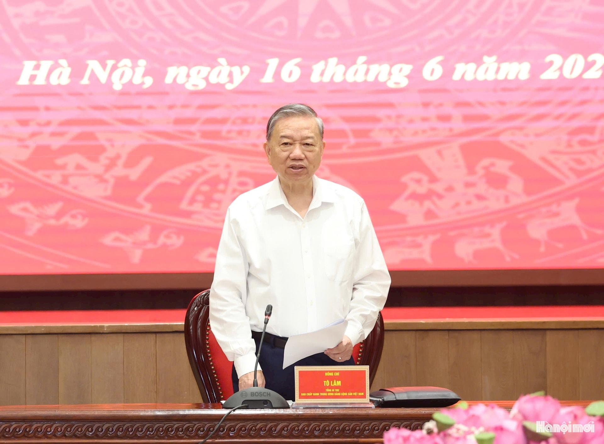 Tổng Bí thư Tô Lâm: TP Hà Nội cần tập trung cao độ vào hai nhiệm vụ lớn