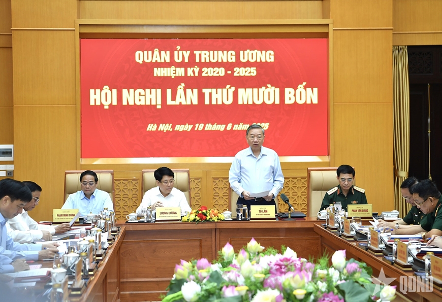Tổng Bí thư Tô Lâm chủ trì Hội nghị Quân ủy Trung ương XIV