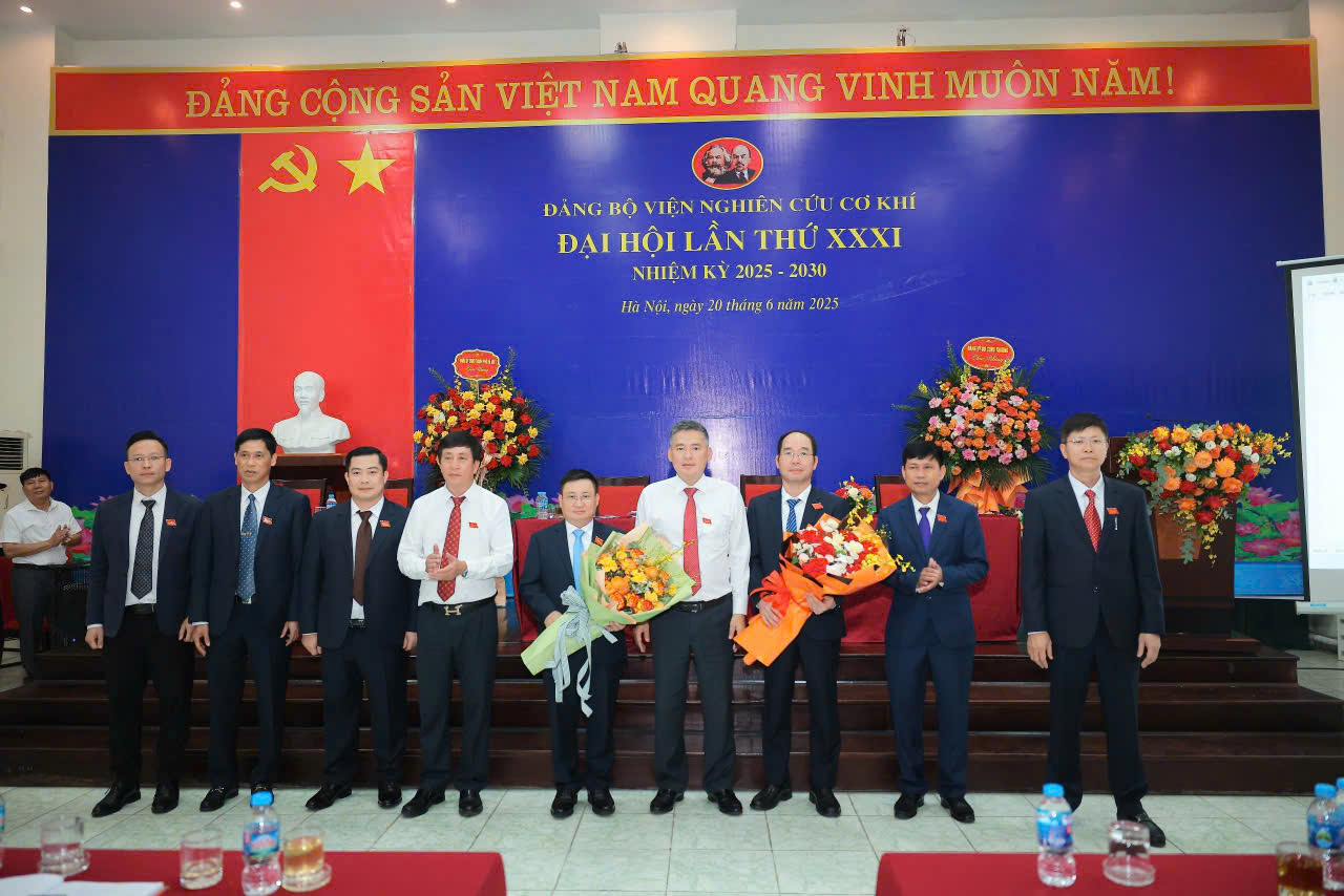 Đại hội Đảng bộ Viện Nghiên cứu Cơ khí: Tạo khí thế mới, xung lực mới