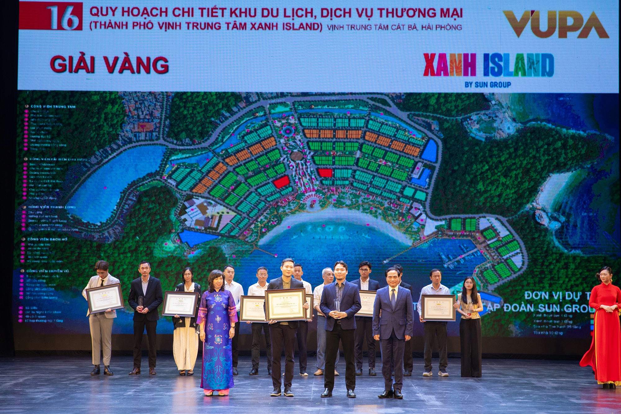 Sun Group nhận 2 giải Vàng Quy hoạch đô thị quốc gia cho dự án ở Hà Nam, Cát Bà