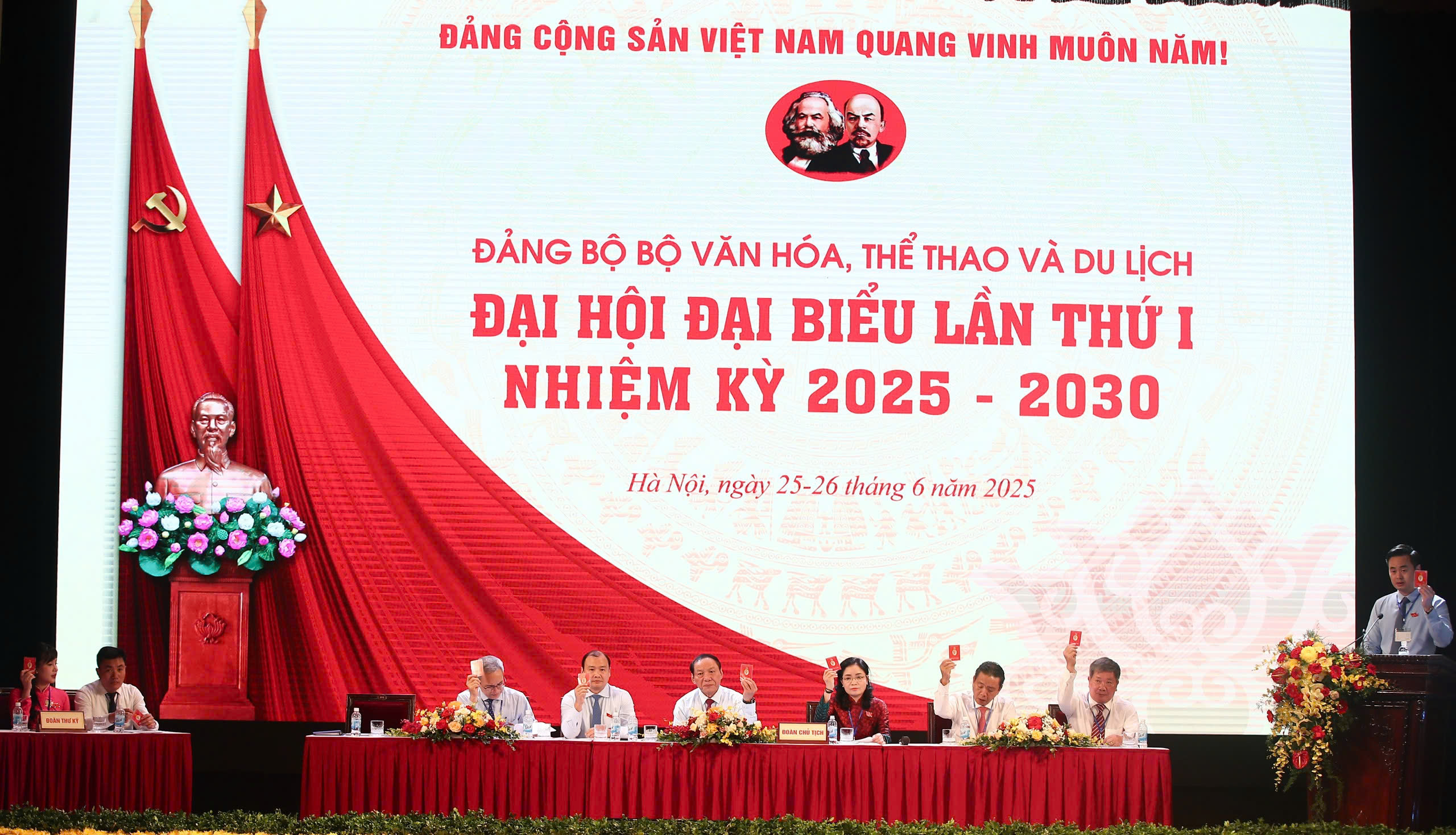 Đại hội đại biểu Đảng bộ Bộ Văn hoá, Thể thao và Du lịch nhiệm kỳ 2025 - 2030