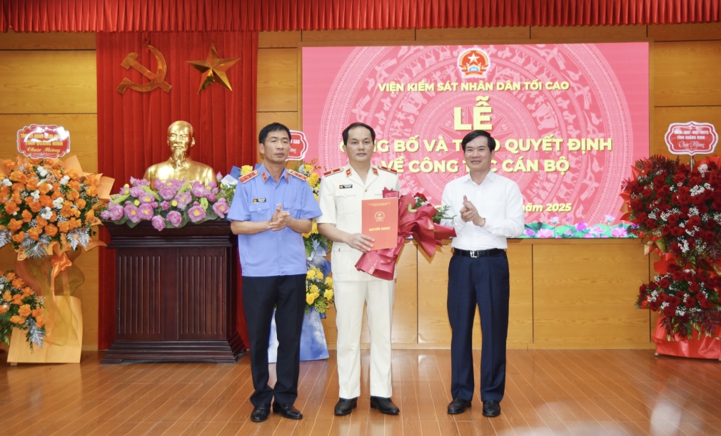 Ông Phạm Viết Vượng giữ chức Viện trưởng Viện Kiểm sát nhân dân tỉnh Quảng Ninh