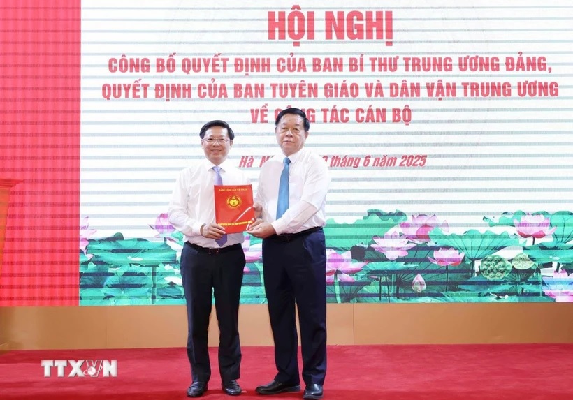 Tân Phó trưởng Ban Tuyên giáo và Dân vận Trung ương là ai?