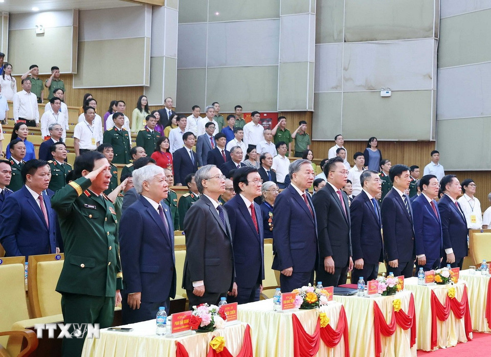 Tổng Bí thư Tô Lâm dự Lễ kỷ niệm Ngày sinh Tổng Bí thư Nguyễn Văn Linh