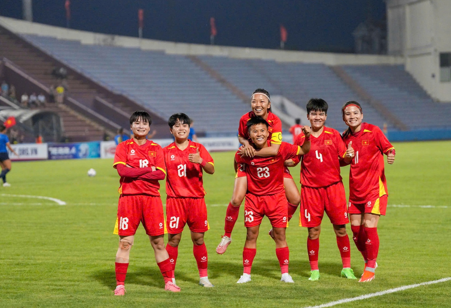 Kết quả bóng đá trận đội tuyển nữ Việt Nam và đội tuyển nữ Guam