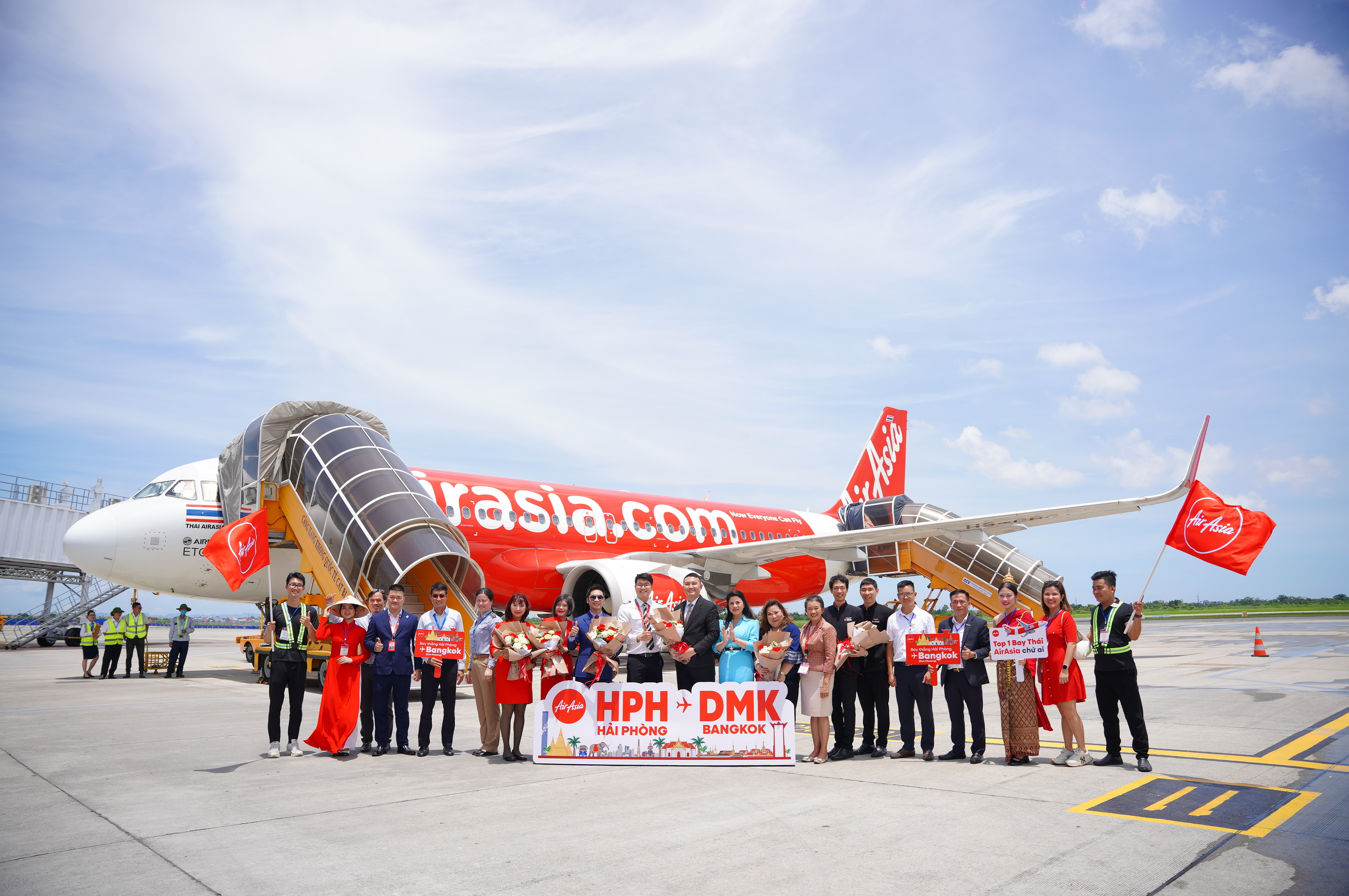 Khai trương đường bay Hải Phòng và Bangkok (Thái Lan) 4 chuyến/tuần