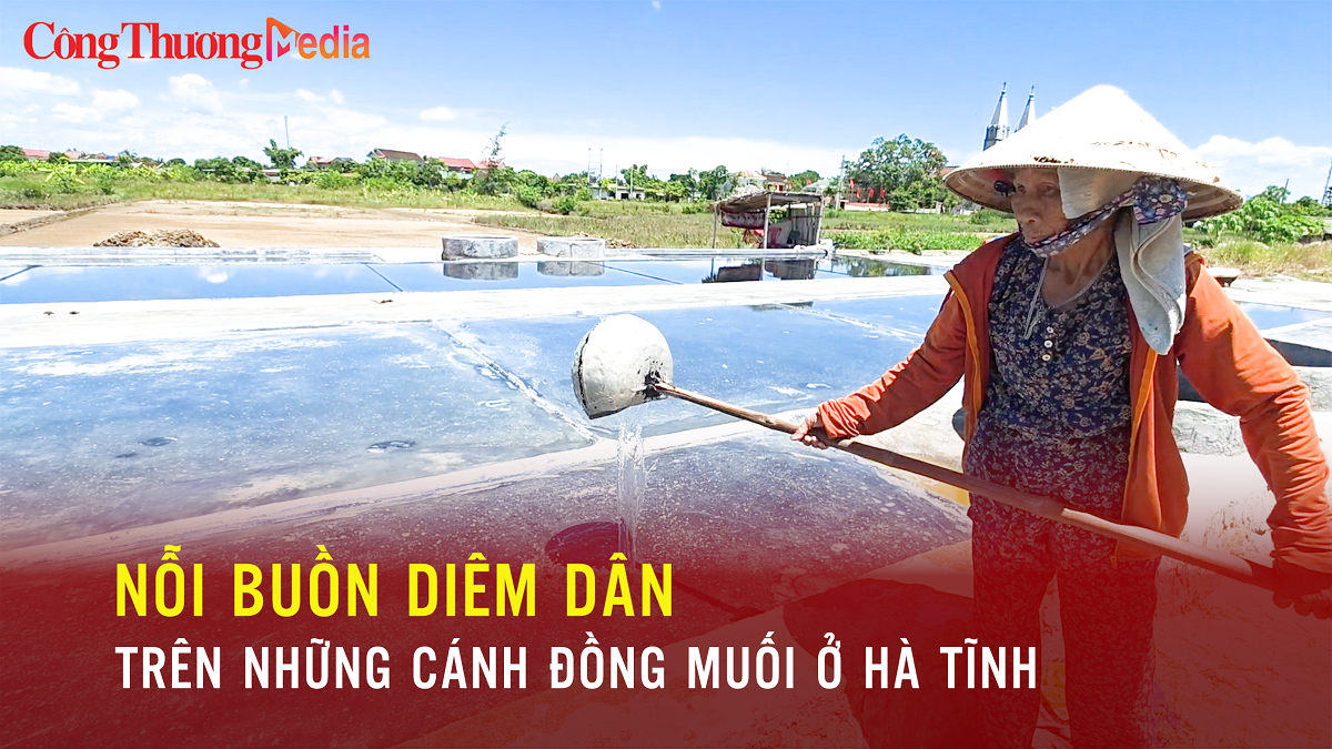 Nỗi buồn của diêm dân trên những cánh đồng muối ở Hà Tĩnh