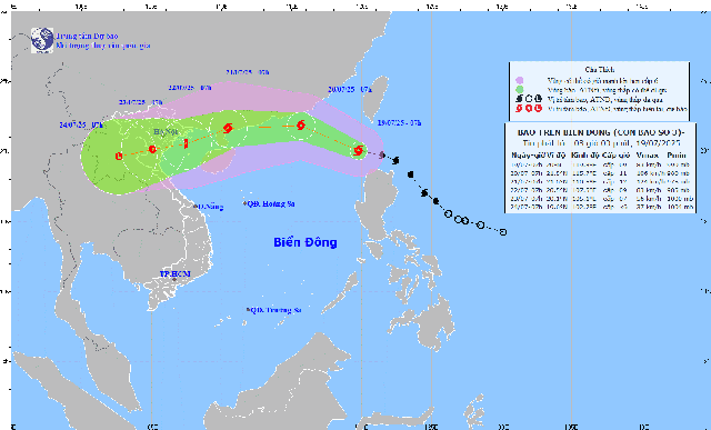 Hà Nội triển khai biện pháp ứng phó bão số 3
