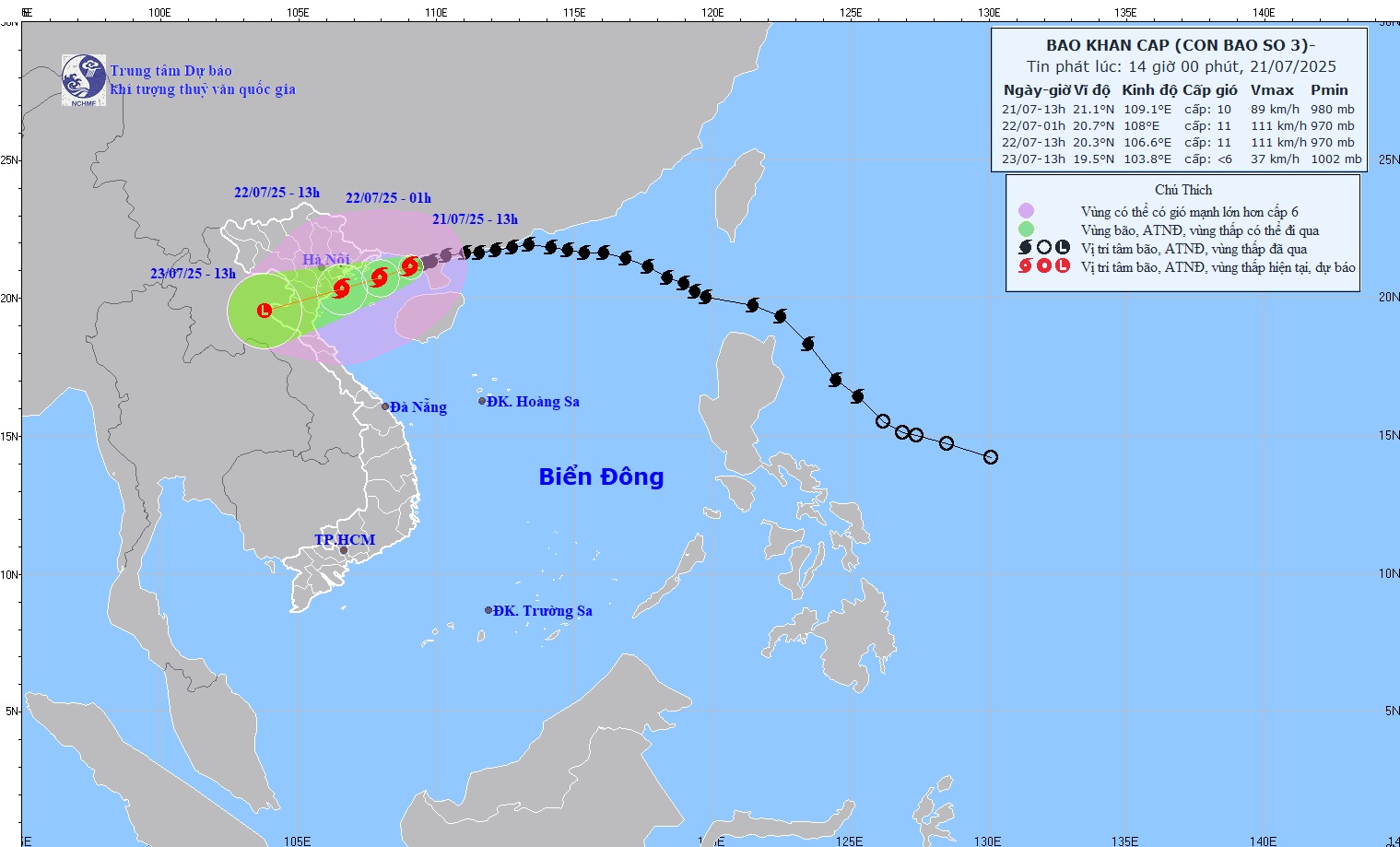 Bộ Công Thương ban hành Công điện hỏa tốc về khẩn trương ứng phó với bão số 3