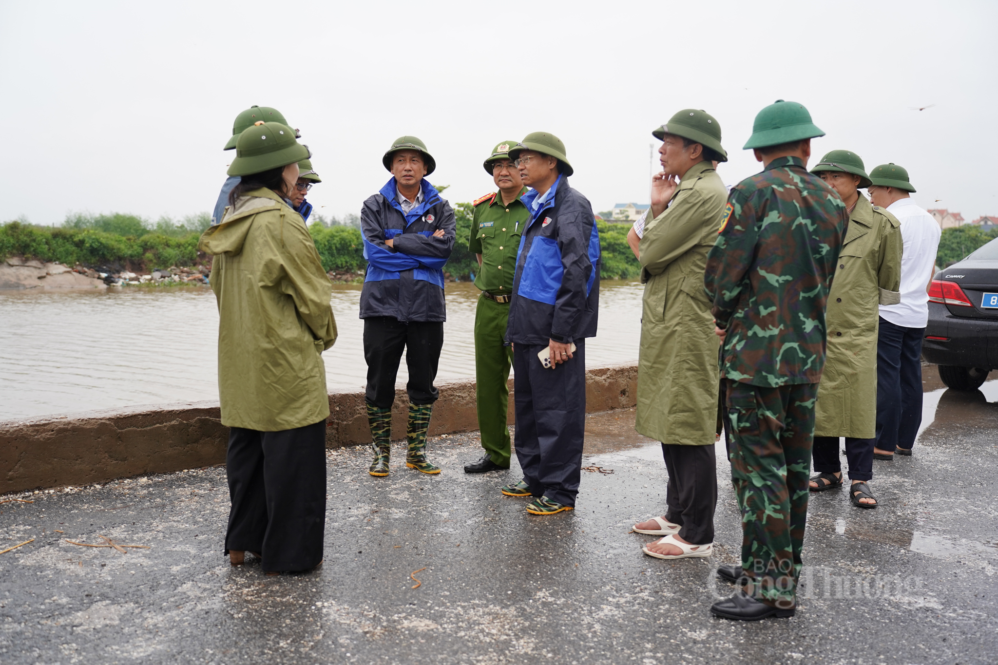 Tỉnh Hưng Yên kích hoạt toàn bộ hệ thống ứng phó bão số 3