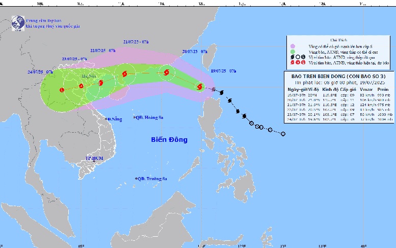 Bộ Công Thương ban hành công điện bảo đảm an toàn hệ thống điện ứng phó bão số 3
