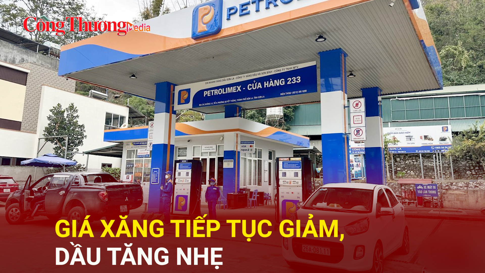 Giá xăng tiếp tục giảm, dầu tăng nhẹ