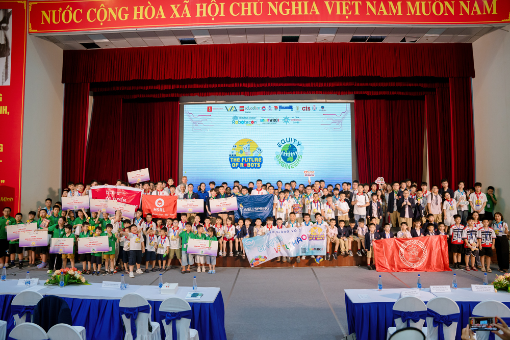 535 học sinh tranh tài tại Robotacon WRO 2025 khu vực miền Bắc
