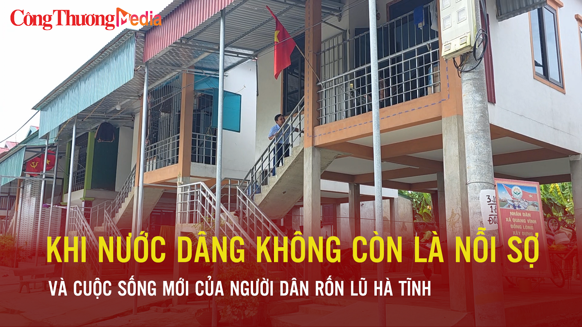 Khi nước dâng không còn là nỗi sợ của người dân vùng rốn lũ Hà Tĩnh