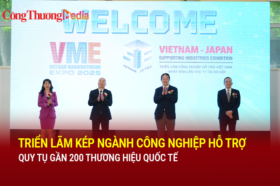 Triển lãm kép ngành công nghiệp hỗ trợ quy tụ gần 200 thương hiệu quốc tế