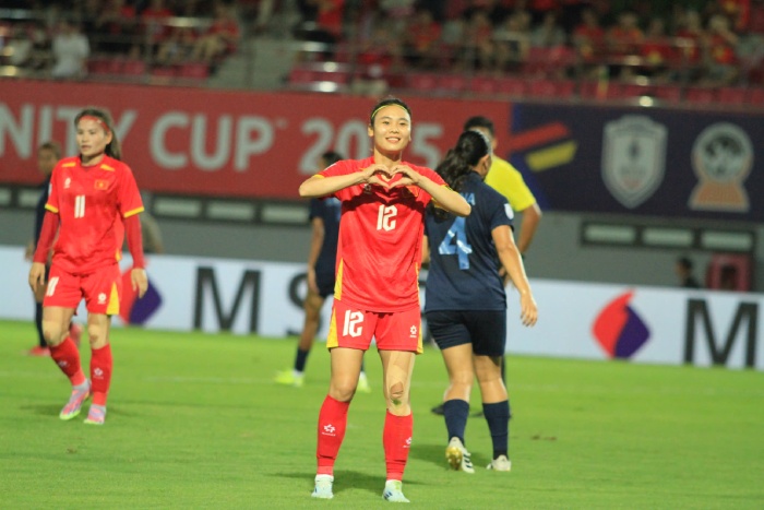 Tuyển nữ Việt Nam thắng đậm Campuchia 6-0 mở màn bảng A giải AFF Cup nữ 2025