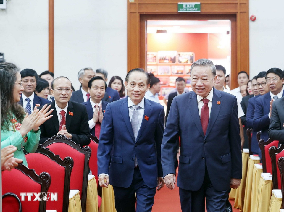 Tổng Bí thư Tô Lâm dự Đại hội đại biểu Đảng bộ Văn phòng Trung ương Đảng