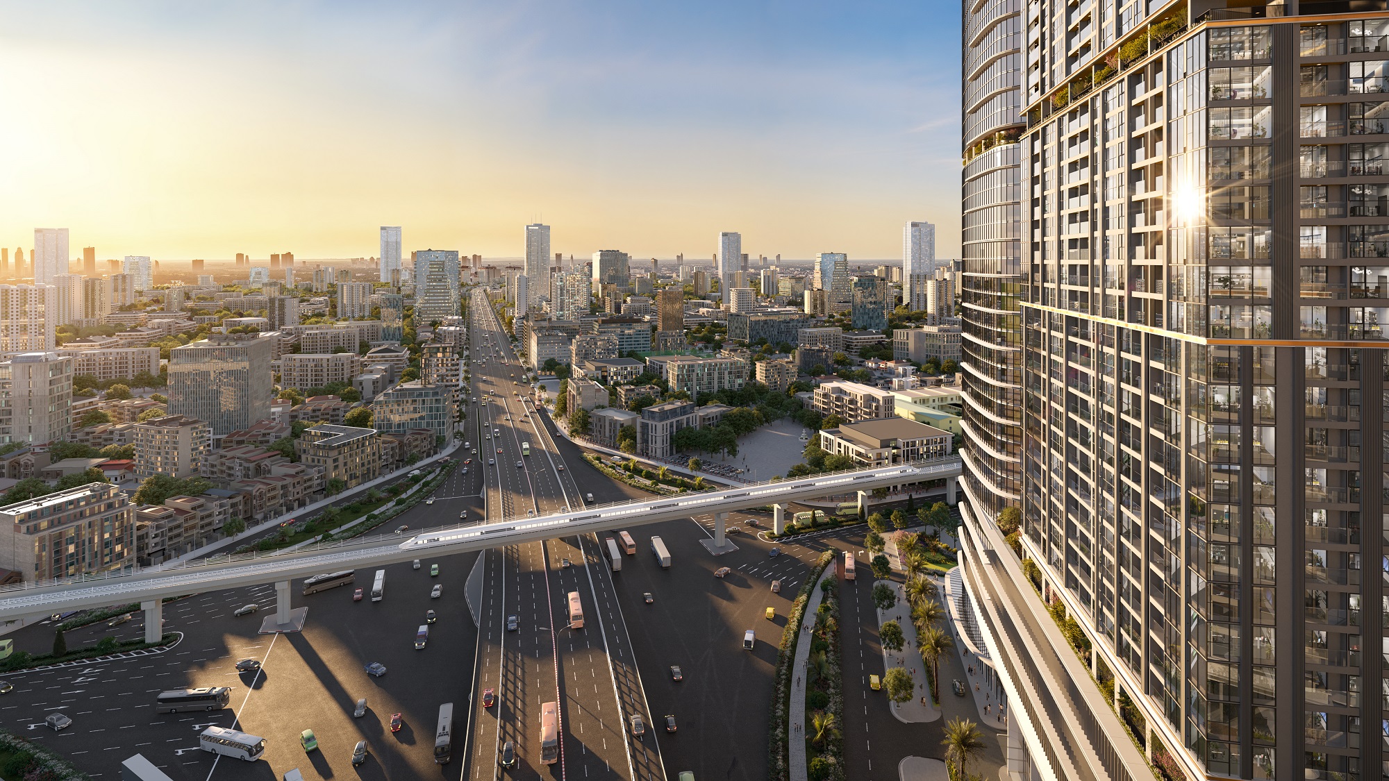 Vị trí trung tâm Cầu Giấy kiến tạo đa giá trị cho tổ hợp căn hộ Sun Group 