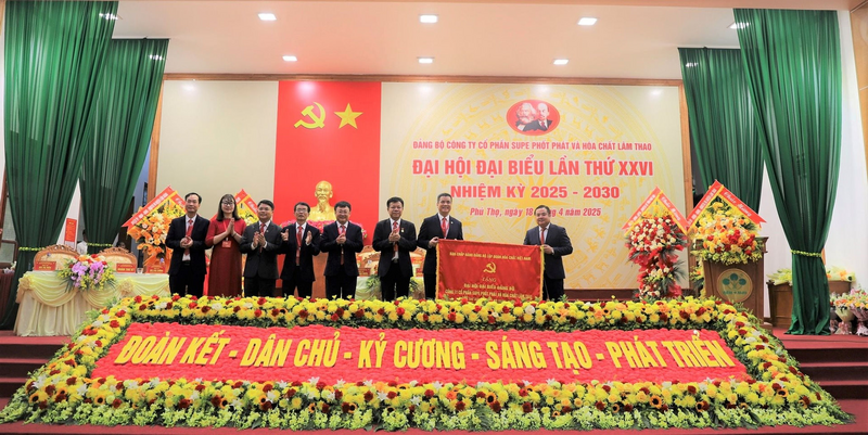 Đại hội Đảng bộ Supe Lâm Thao lần thứ XXVI, nhiệm kỳ 2025-2030 thành công tốt đẹp