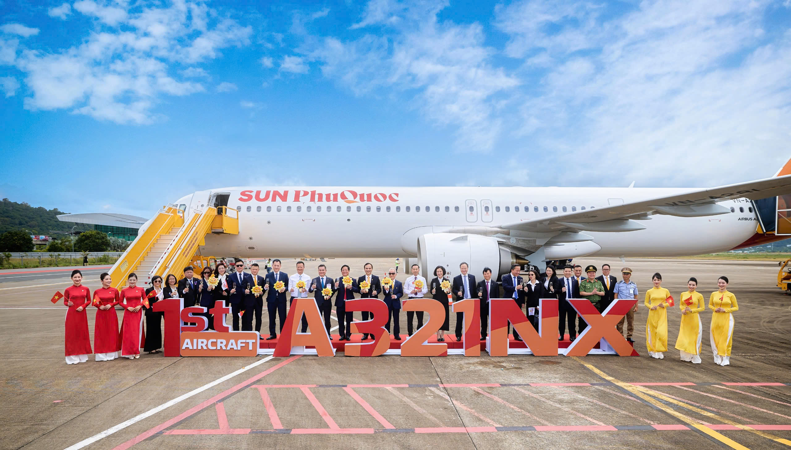 Sun PhuQuoc Airways đón Airbus A321NX đầu tiên, mở đầu chiến lược mới